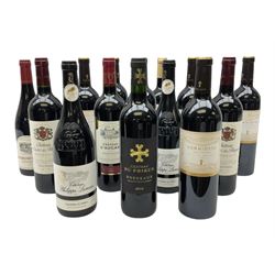 Mixed red wines including six bottles Ch