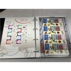 Queen Elizabeth II mint decimal stamps, mostly in smiler sheets,  face value of usable postage approximately 1,050 GBP