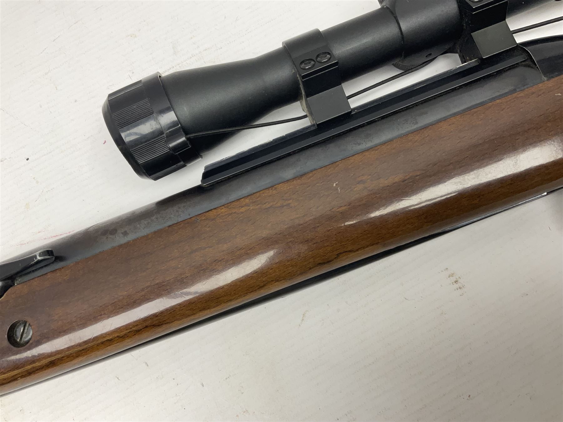 BSA .22 air rifle with under-lever action, the 51cm (20