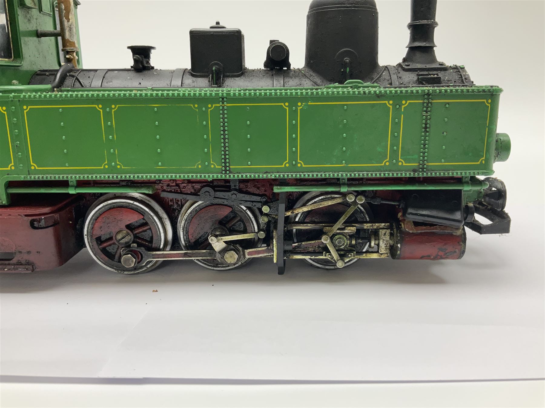 LGB (Lehmann Gross Bahn) G scale, gauge 1 0-6-2 tank locomotive in green and black livery, numbered 298.14 to cab, unboxed