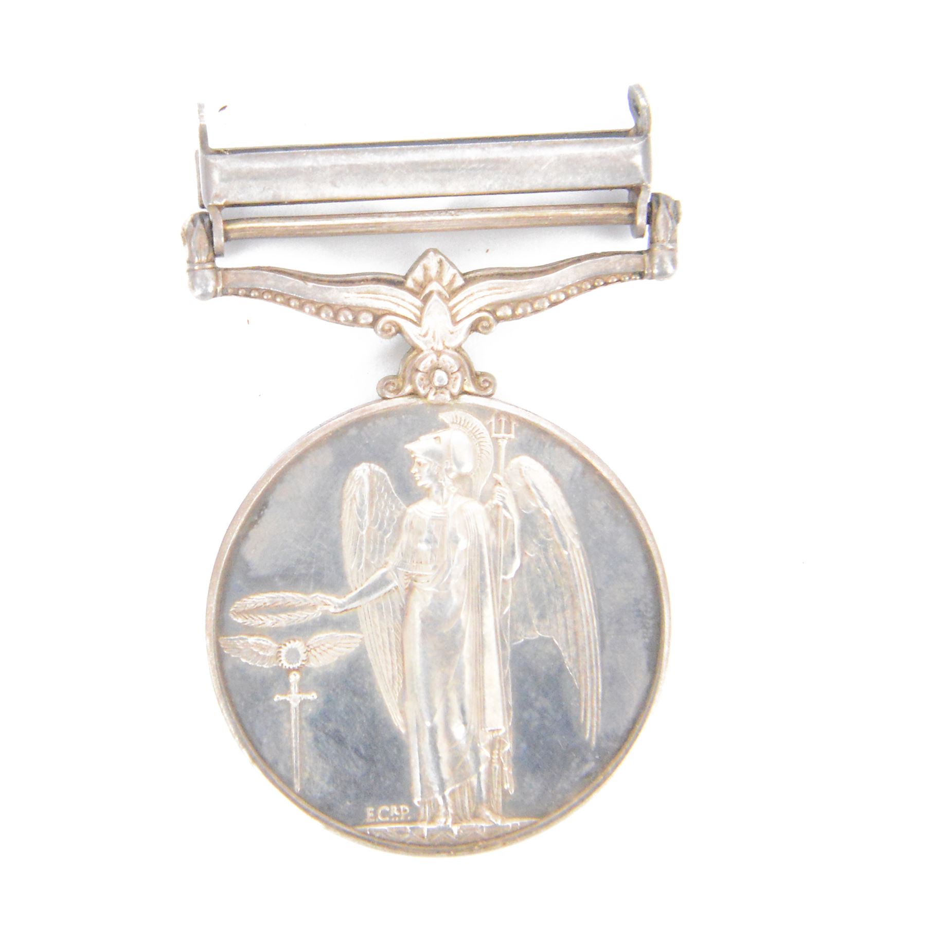 George VI General Service medal, with Palestine 1945-48 clasp, awarded to 14472519 TPR F Johnson 9/L.