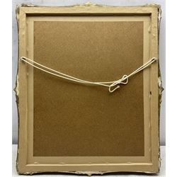 Rowland Henry Hill (Staithes Group 1873-1952): Market at the Old Town Hall Whitby, watercolour and pastel signed 31cm x 24cm