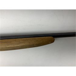 Italian Boehler Blitz .410 folding single barrel shotgun, walnut stock with 70cm barrel, chequered grip and fore-end with cross action safety, No.1779, L112cm overall SHOTGUN CERTIFICATE REQUIRED