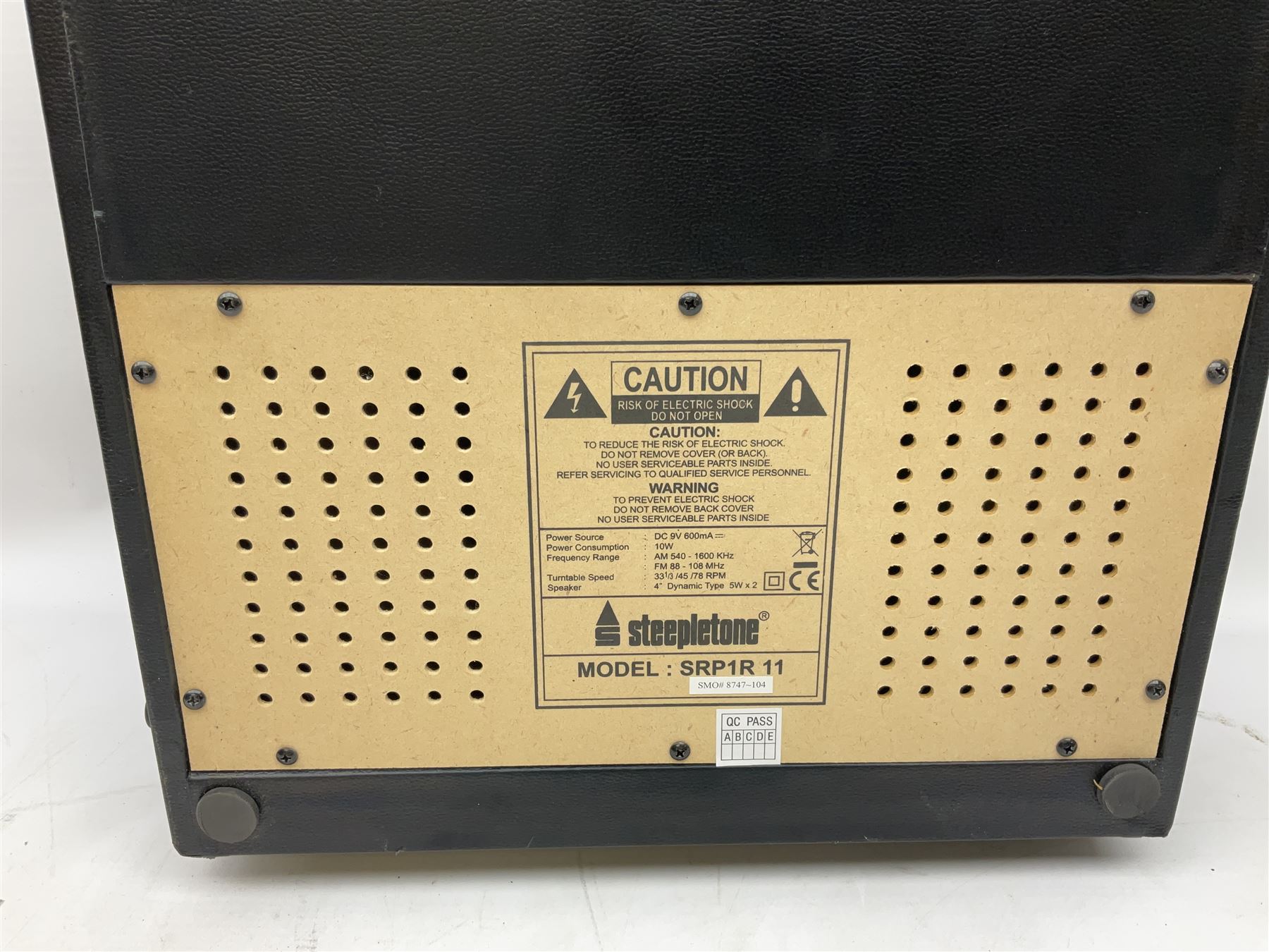 Large quantity of vinyl LPs, predominantly rock and pop, to include Elvis, Elton John, The Kinks, Deep Purple, Eurythmics, Whitney Houston, Phil Collins, Rolling Stones etc, in three boxes, together with quantity of 45 rpm records, Steepletone SRP1R-11 record player and record carry case