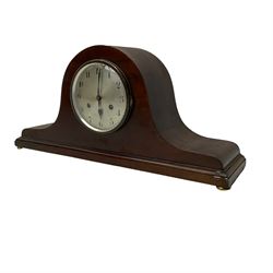 Oak striking mantle clock