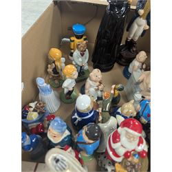 Wade figures, including Punch, RIP Judy, House of Brick, etc