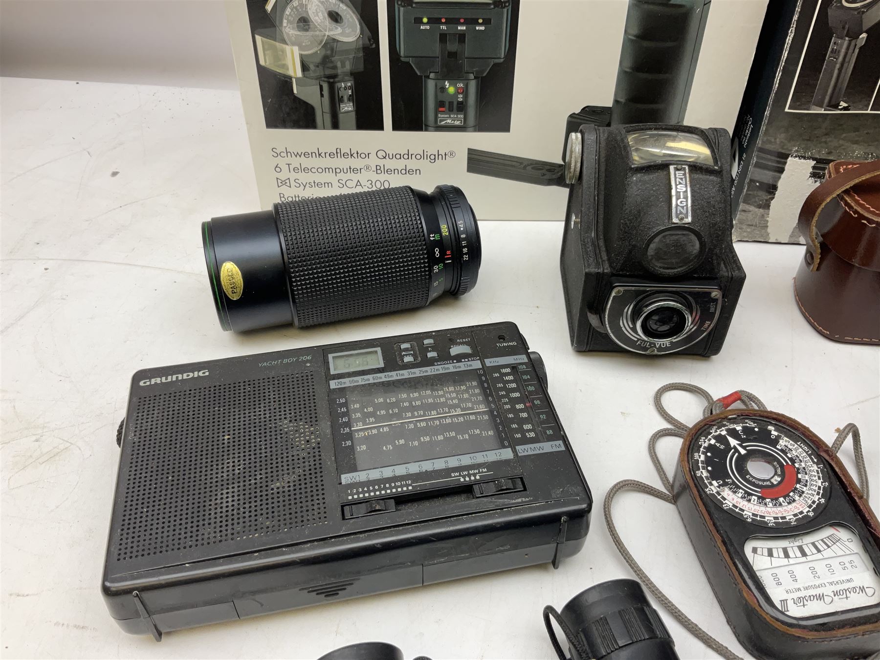 Cameras, lenses and camera equipment, to include Pantax ME super camera