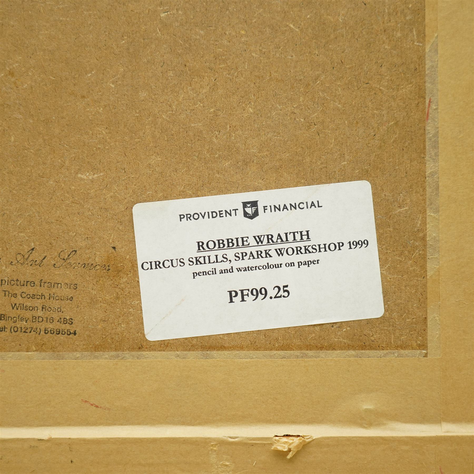 Robert 'Robbie' Wraith (British 1952-): 'The Spark Workshop 1999', set four pencil crayon and watercolour sketches signed and dated 1999 max 19cm x 29cm (4)