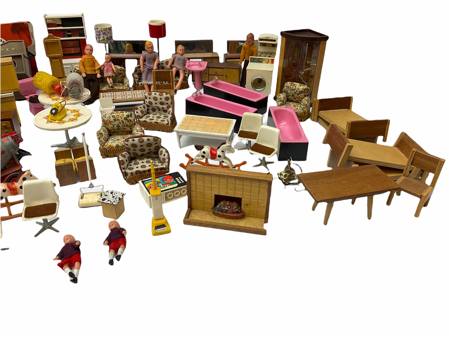 Plastic dolls house figures outlet