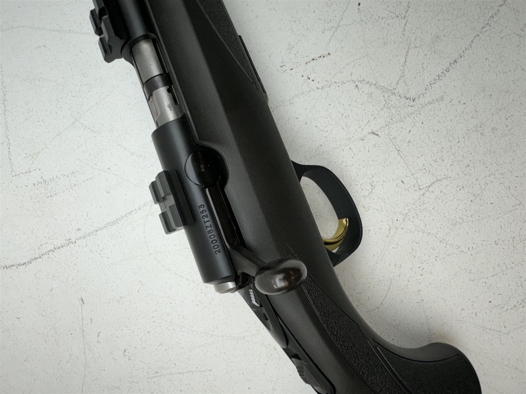 SECTION 1 FIREARMS CERTIFICATE REQUIRED - Browning threaded T-Bolt .17 HMR bolt-action rifle, with 40.5cm(16