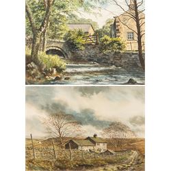 Arthur Craven (British 1934-2013): 'Bubbling Waters at Wycoller Farm' - Lancashire and 'Sp...