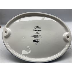 Six Coalport The Simpsons character figures, comprising limited edition 'The Family That Sits Together Fits Together' annual 2005, TS01 Two to Tango, The Gift of Maggie, Will Work For Duff, Yellow Girl Blues and Losing His Marbles, all boxed