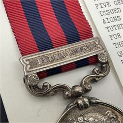 Victoria India General Service Medal 1854-95 with Burma 1885-7 clasp awarded to 1020 Pte. J. Wright 2nd Btn. Liverpool Regiment; with ribbon