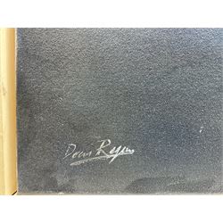 Dean Regan (Northern British 1960-): The Launching of the Robert and Mary Ellis Lifeboat at Whitby circa 1890, oil on canvas signed 75cm x 111cm 