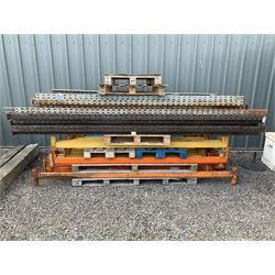 Steel industrial pallet racking, nine uprights and quantity of various size beams  - THIS LOT IS TO BE COLLECTED BY APPOINTMENT FROM DUGGLEBY STORAGE, GREAT HILL, EASTFIELD, SCARBOROUGH, YO11 3TX