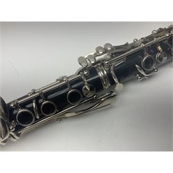 Yamaha 26II five-piece clarinet, serial no.027761; in fitted case with accessories