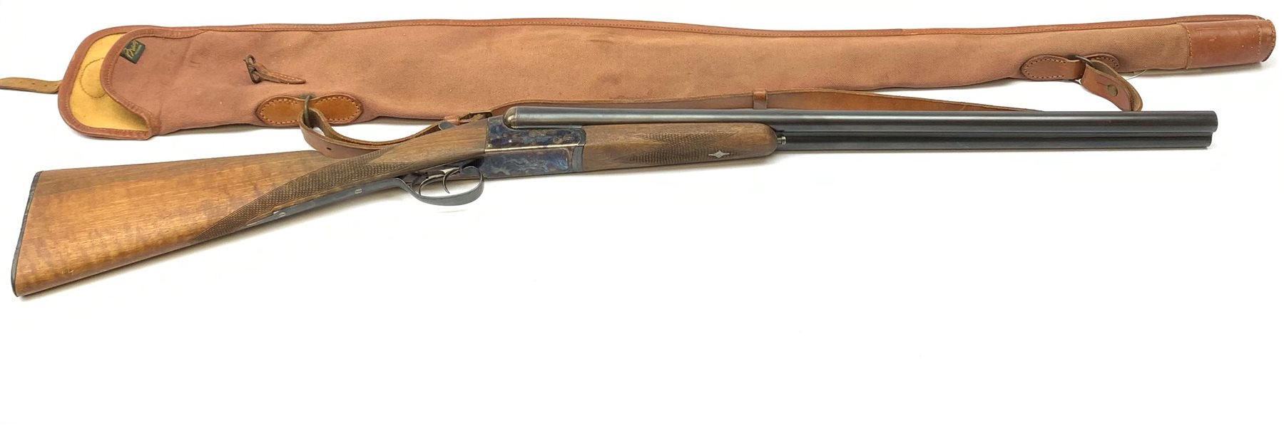 Spanish Stirling 12bore box lock nonejector sidebyside double