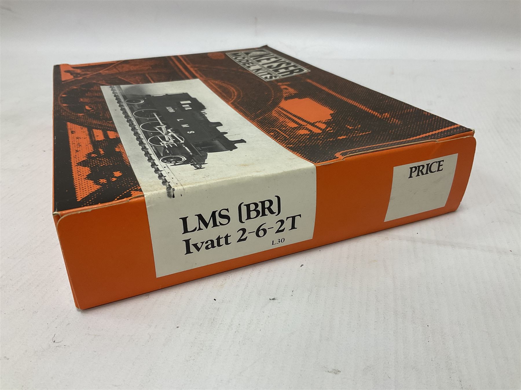 Keyser ‘00’ gauge - five locomotive building kits comprising GWR 33xx Bulldog 4-4-0, LMS (BR) Ivatt 2-6-2T, LMS (ex MR) Kirtley 0-6-0 and GWR 0-6-0 Deans Goods Locomotive and tender kit, in original boxes; with GWR 28XX 2-8-0 locomotive and tender kit, in Bec-Kits box (5) 
