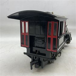 Bachmann G scale, gauge 1 2-4-2 steam locomotive, no F1101 'Old Timer ', together with a similar Bachmann 0-4-0 steam locomotive, both unboxed 