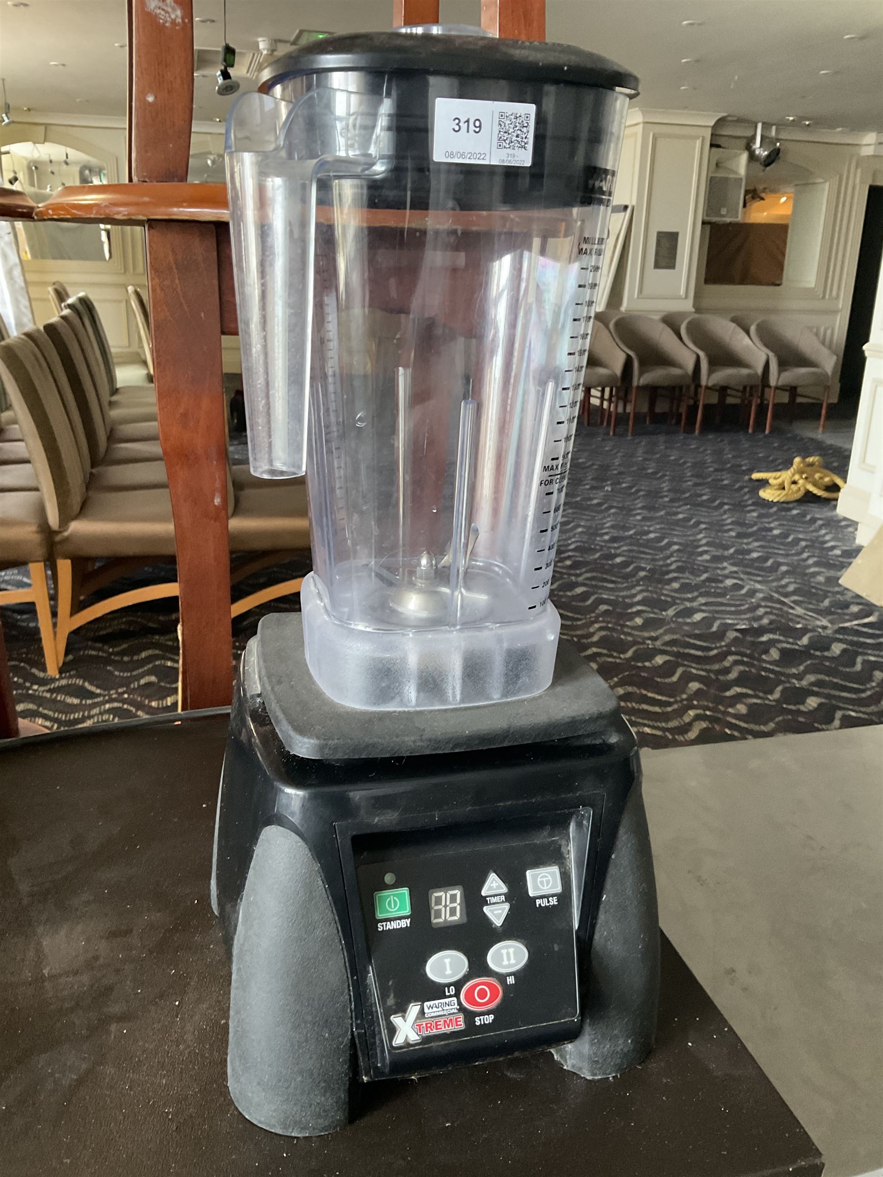 Xtreme MX1100XT12CK commercial blender- LOT SUBJECT TO VAT ON THE HAMMER PRICE - To be collected by appointment from The Ambassador Hotel, 36-38 Esplanade, Scarborough YO11 2AY. ALL GOODS MUST BE REMOVED BY WEDNESDAY 15TH JUNE.