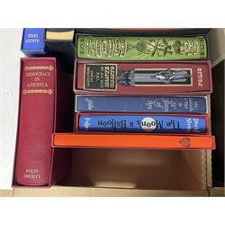 Folio Society; twenty eight volumes, including The Seven Year War, The Boer War, The Ottoman Empire, The Moons a Balloon, Captain Cooks Voyages etc 