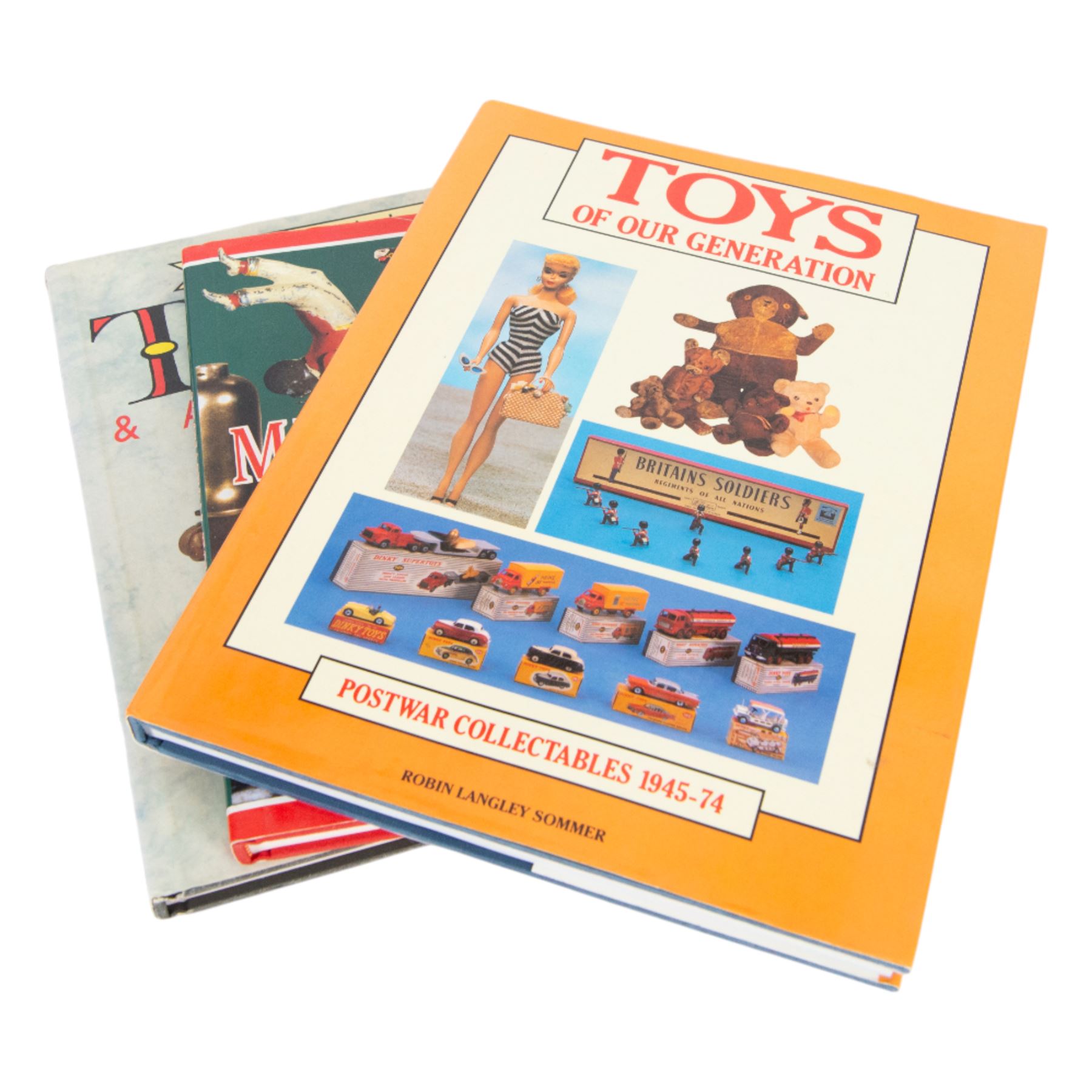 Twelve modern toys and collectables books, including Toy Soldiers, Transport Toys, Toy Trains etc 