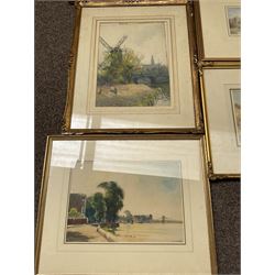 Collection of principally early 20th century watercolours, artists including Victor Noble Rainbird, George Henry Jenkins, Thomas Swift Hutton, Francis Dodd, James Aumonier, Maud Raphael Jones, John Sowden, Frank M Chase, Henry Frank Waring, etc (12)