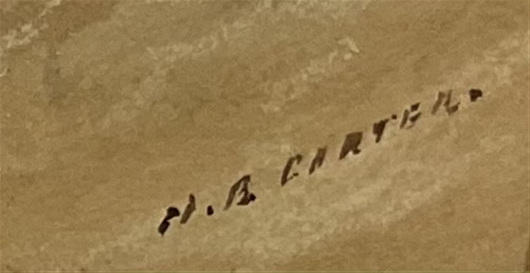 Henry Barlow Carter (British 1804-1868): Fisher Smack off the Castle Rock Scarborough, watercolour signed 17cm x 24cm 
Provenance: part of a large North Yorkshire single owner life time collection of H B & J N Carter watercolours