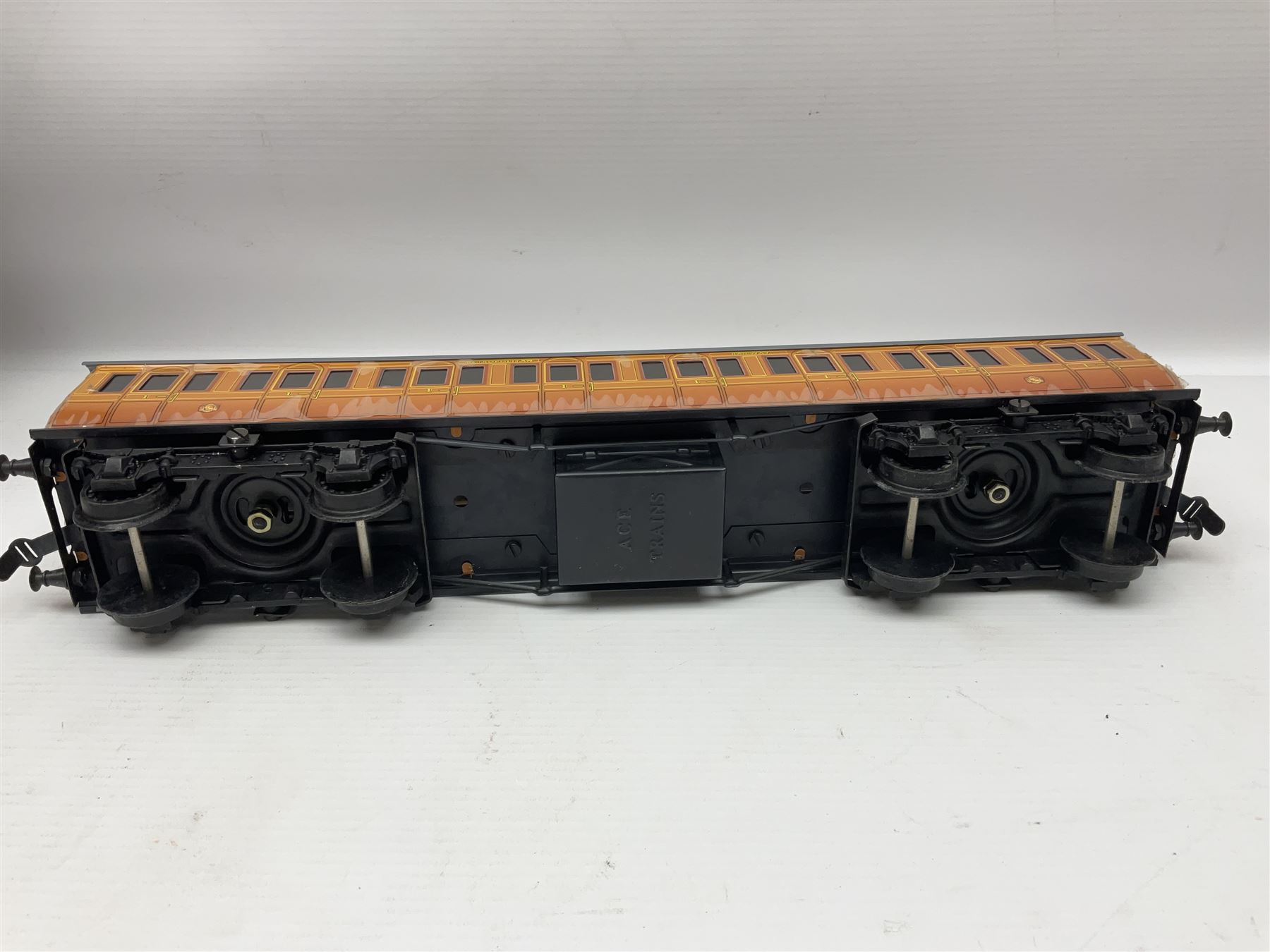 Ace Trains '0' gauge - EMU/MET four-car electric multiple unit with teak finish; boxed with instructions