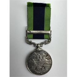 King George V India General Service Medal named to '2325 SEP. GHULAM NABI, 3-12 F. F. R.' with Waziristan 1921-24  bar