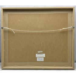 Richard Tuff (British 1965-):  Greek Street Scene, gouache on paper signed 36cm x 48cm 