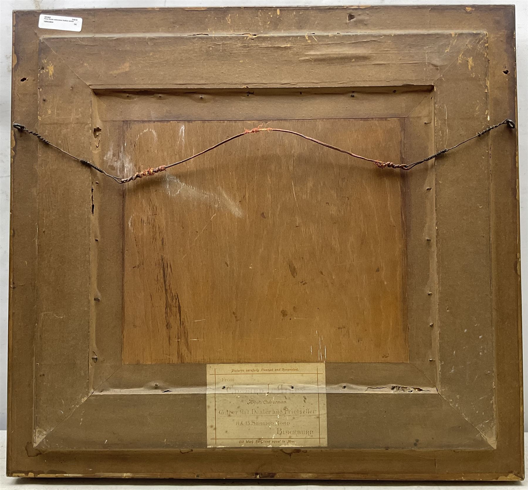 Percy Brooke (British 1869-1916): A Staithes Fishwife, watercolour signed 34cm x 39cm