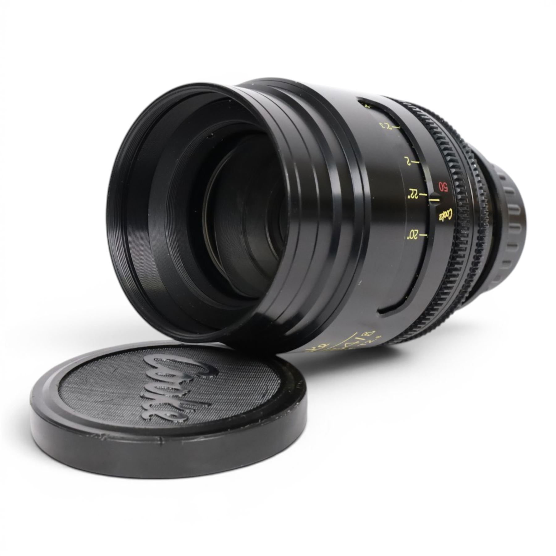 Cooke Mini S4/i 50mm T2.8 prime lens with PL mount, serial no. 8050-0714, with front and back lens caps