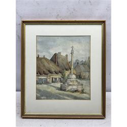 Arthur Spooner (British 1873-1962): An Old English Town, watercolour signed 28cm x 24cm 