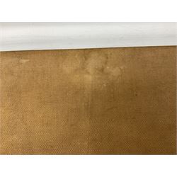 Canvas and leather bound shotgun case, up to 30.5” barrels