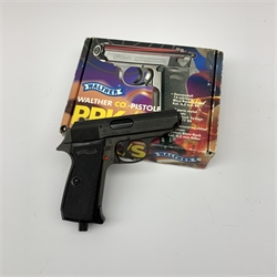 Walther PPK/S .177 BB CO2 pistol L17cm. Looks virtually unused in box.