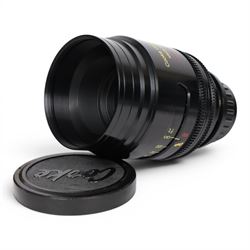 Cooke Mini S4/i 100mm T2.8 prime lens with PL mount, serial no. 8100-0714, with front and ...