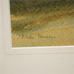 Brian Irving (British 1931-2013): A Yorkshire Shepherd Hut, watercolour signed 15cm x 25cm