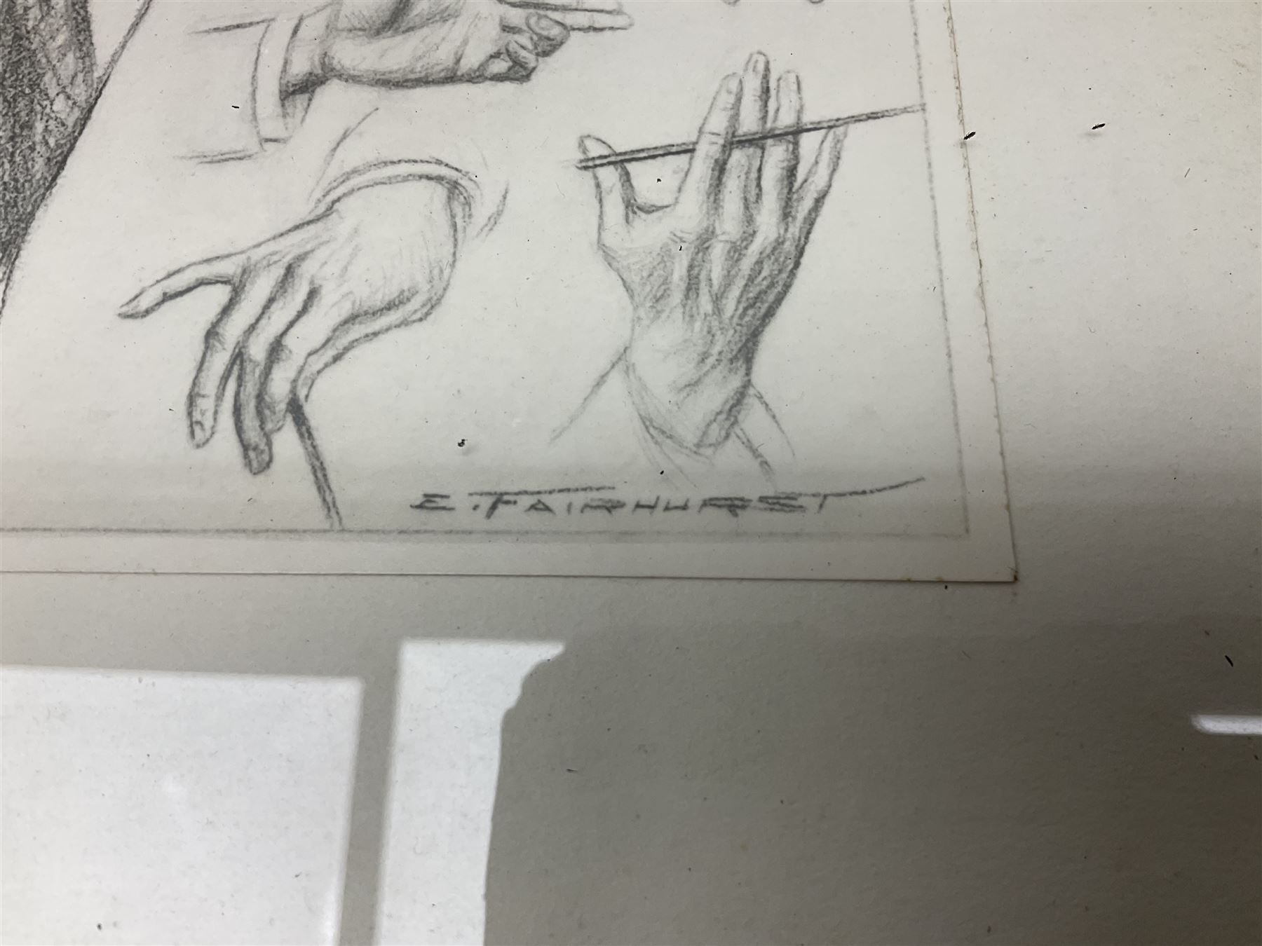 Enamel Horse racing members badges, together with three framed signed racing characters jockey prints, including Steve Smith Eccles, Willie Shoemaker and Greville Starkey, and one other print