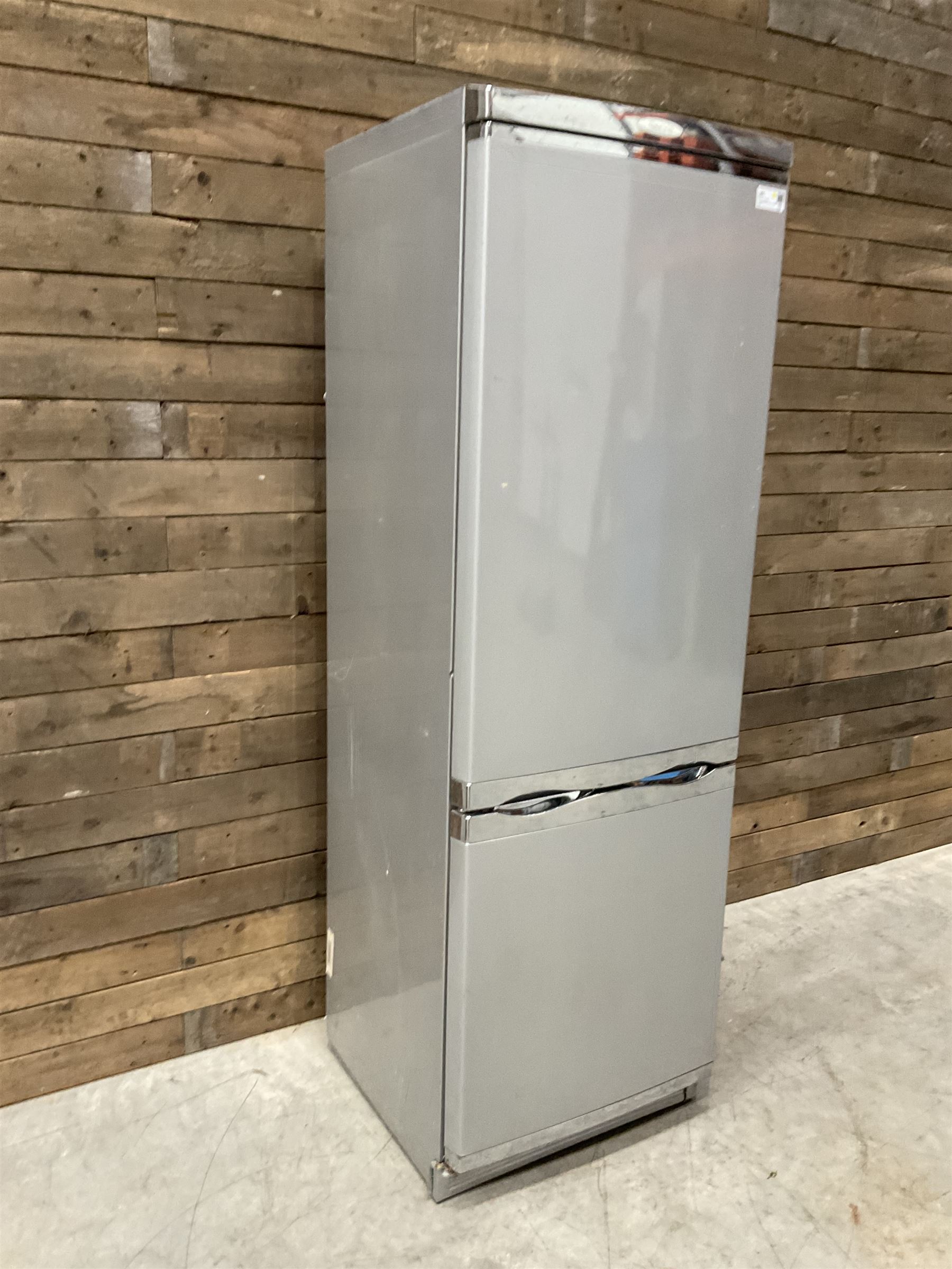 Servis fridge freezer, silver and grey finish
