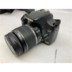 Canon EOS 450D camera with Canon Zoom lens 'EF-S 18-55mm 1:3.5-5.6 IS' with carry bag