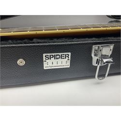 DeArmond Guild Star Fire Custom semi-acoustic guitar c2009 with tobacco sunburst finish and USA DeArmond gold foil pick-ups; serial no.KC9091266; L104cm; in Spider carrying case