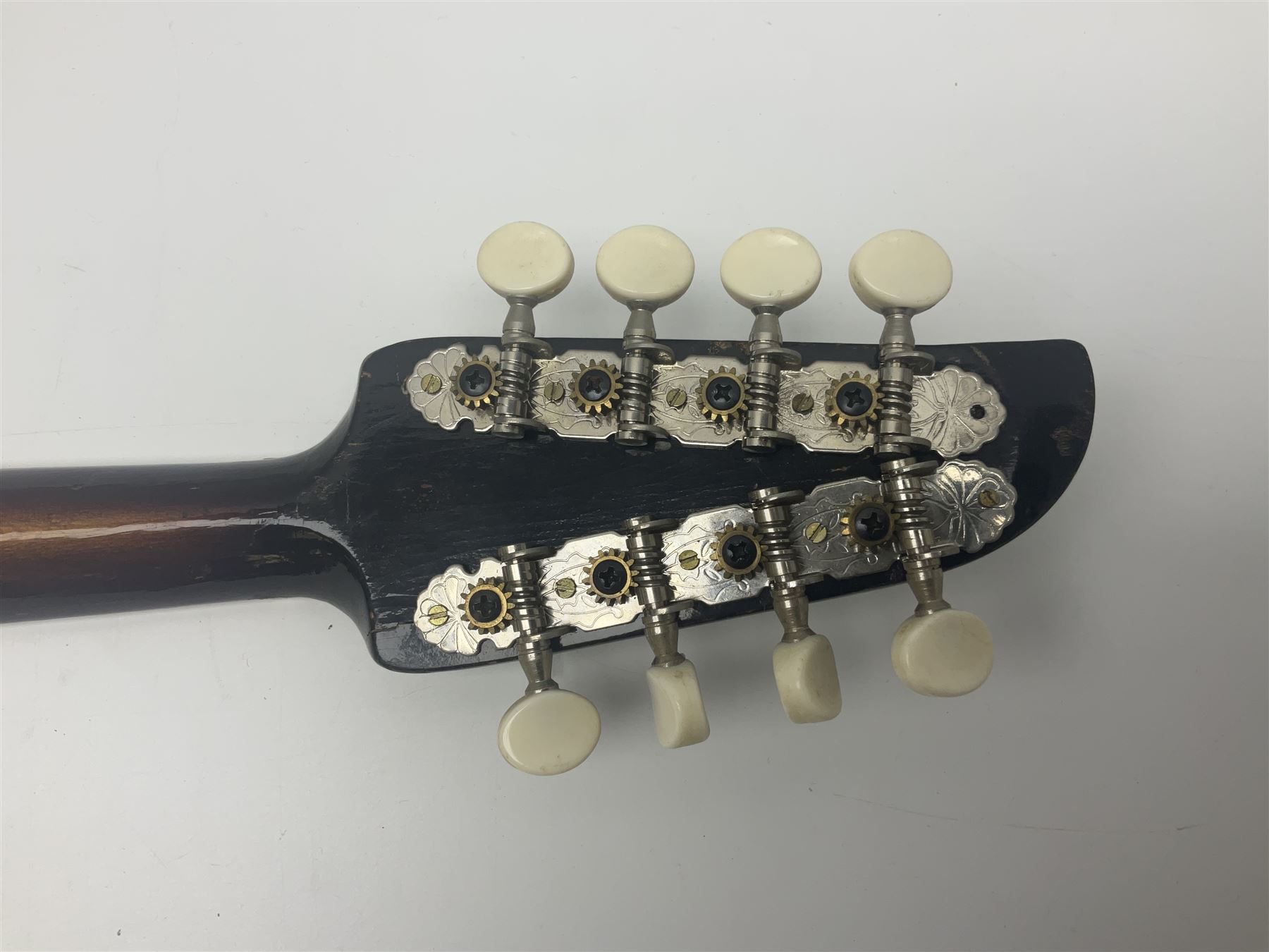 American Sterling T.B.C. Chicago eight-string mandolin with sunburst finish; bears maker's label; L63cm