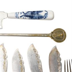 Small amount of silver plated and other cutlery