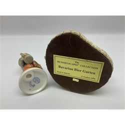 Nine Hummelscapes by Goebel, to include Bavarian Bire Garten, Cuck Crossing, Fisherman's Feast, Strudel Haus etc, each with associated Hummel figures, tallest H14cm 