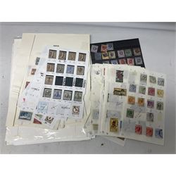 Stamps including various King George VI 8th June 1946 Victory, various 1923-1948 Silver Wedding, Malaya, Cyprus, China overprints on Hong Kong etc, housed on stockbook/album pages 