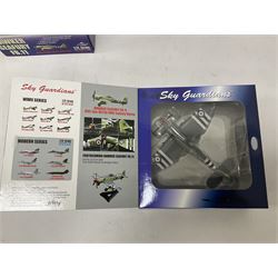 Four 1:72 scale model airplanes comprising Skyguardians ‘Hawker Seafury’ models RAF WH589, two 805 Sqn VX730 HMS Sydney Korea and HMAS Sydney VX726 Japan 1952; all in original boxes (4)