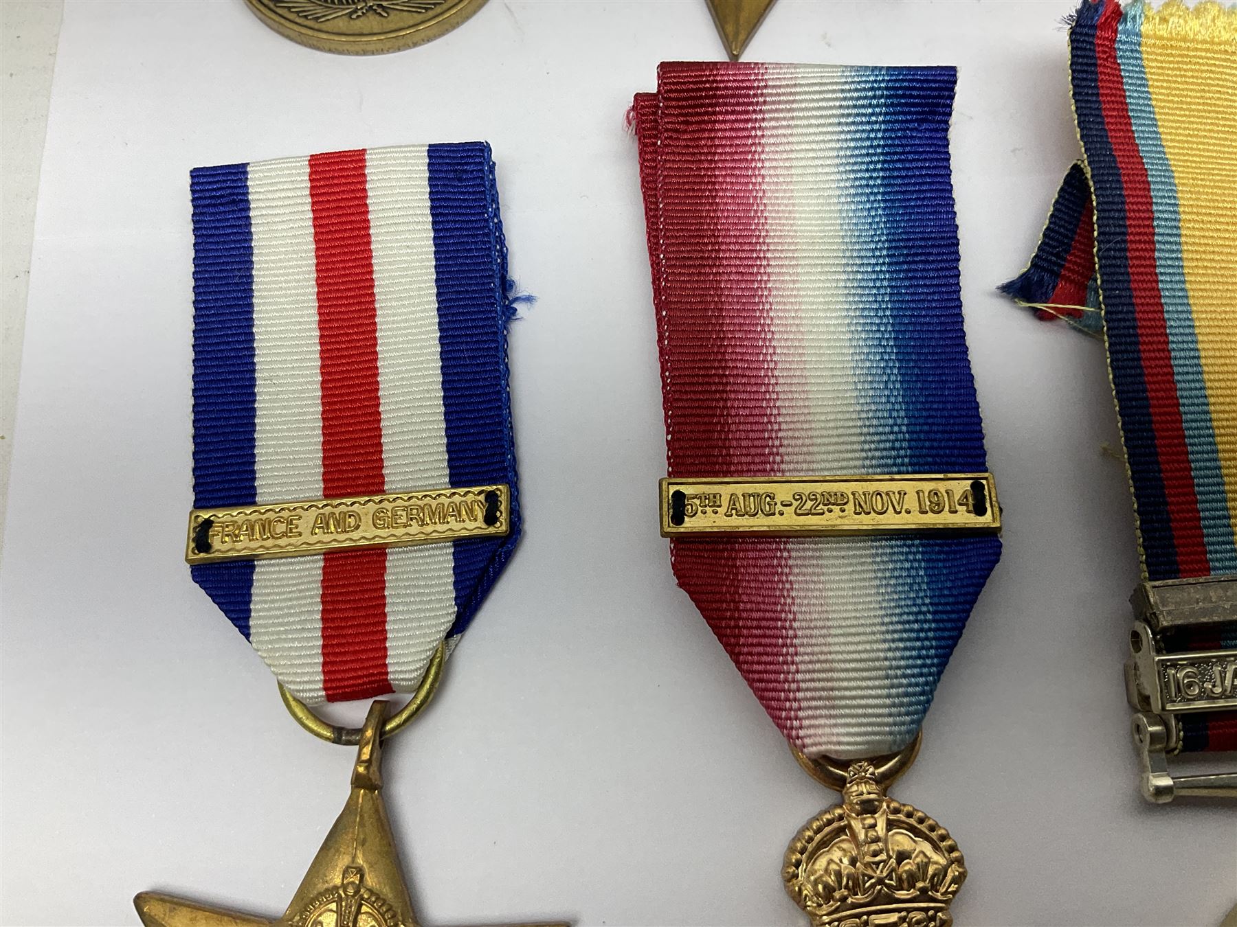 Twelve copy medals including for Operational Service, Gulf Medal, South Atlantic Medal, Iraq Medal, General Service Medal, Air Crew Europe Star, RMS Carpathia etc; all with ribbons (12)