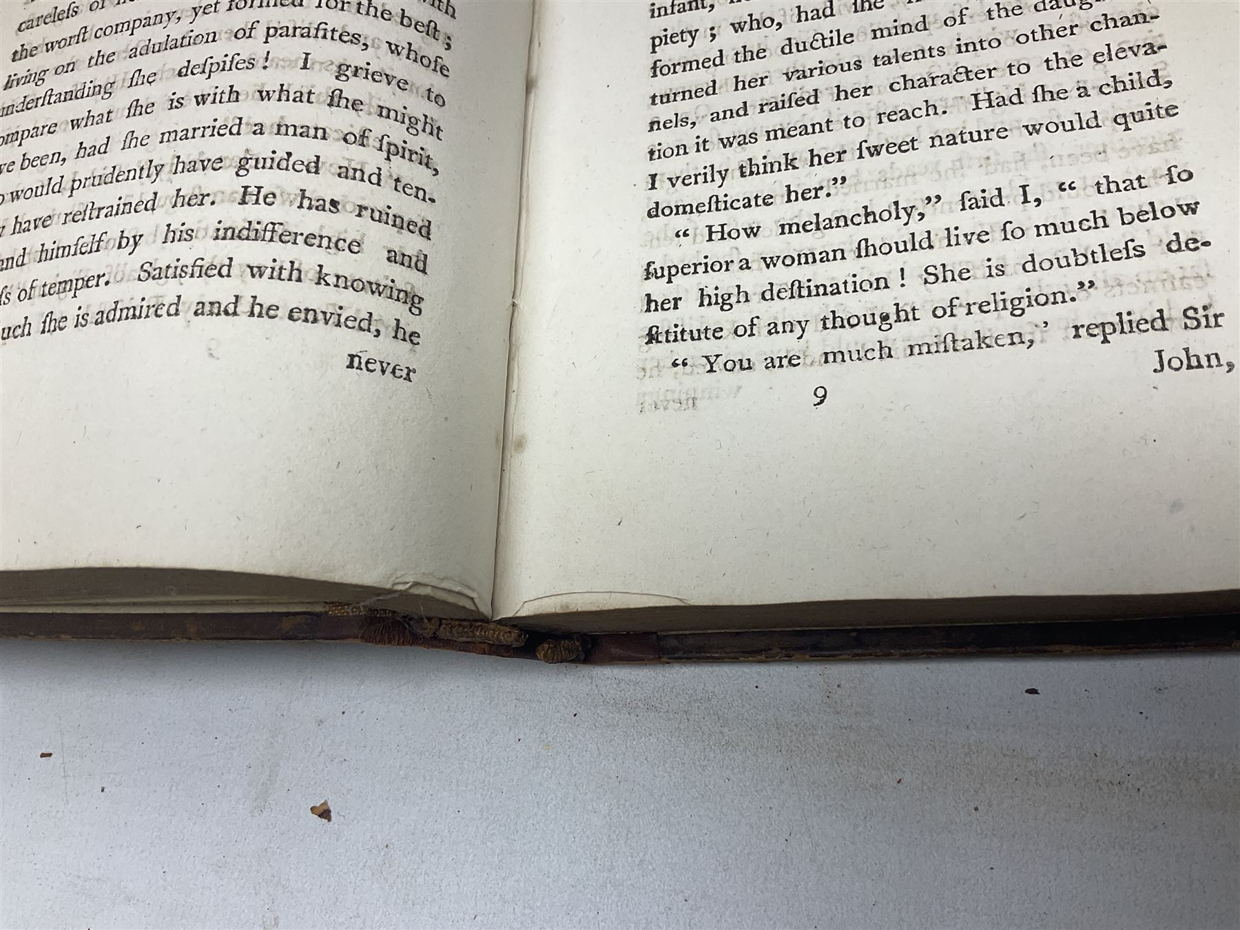  Coelebs; In Search of a Wife, fifth edition in two leather bound volumes London 1809, together with Tome Troisieme; Histoire De Gils Blas De Santillane, two leather bound volumes Paris 1831 and Dramatic Miscellanies one leather bound volume London 
