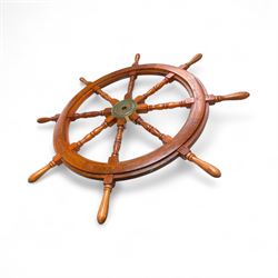 Morden eight spoke ships wheel, D107cm